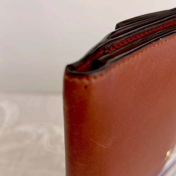 Ralph Lauren Authentic Ricky Collection Brown Leather Long Wallet With COA - Picture 15 of 16